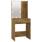 vidaXL Toeletta con LED Rovere Fumo 60x40x140 cm vidaXL Toeletta con LED Rovere Fumo 60x40x140 cm