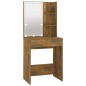 vidaXL Toeletta con LED Rovere Fumo 60x40x140 cm vidaXL Toeletta con LED Rovere Fumo 60x40x140 cm