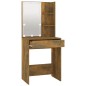vidaXL Toeletta con LED Rovere Fumo 60x40x140 cm vidaXL Toeletta con LED Rovere Fumo 60x40x140 cm