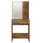 vidaXL Toeletta con LED Rovere Fumo 60x40x140 cm vidaXL Toeletta con LED Rovere Fumo 60x40x140 cm