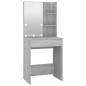 vidaXL Toeletta con LED Grigio Sonoma 60x40x140 cm vidaXL Toeletta con LED Grigio Sonoma 60x40x140 cm