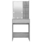 vidaXL Toeletta con LED Grigio Sonoma 60x40x140 cm vidaXL Toeletta con LED Grigio Sonoma 60x40x140 cm