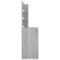 vidaXL Toeletta con LED Grigio Sonoma 60x40x140 cm vidaXL Toeletta con LED Grigio Sonoma 60x40x140 cm