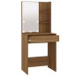 vidaXL Toeletta con LED Rovere Marrone 60x40x140 cm vidaXL Toeletta con LED Rovere Marrone 60x40x140 cm