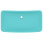 vidaXL Lavabo Lusso Rettangolare Verde Chiaro Opaco 71x38 cm Ceramica vidaXL Lavabo Lusso Rettangolare Verde Chiaro Opaco 71x38 cm Ceramica