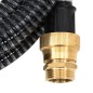 vidaXL Tubo di Aspirazione con Raccordi in Ottone Nero 1,1" 20 m PVC vidaXL Tubo di Aspirazione con Raccordi in Ottone Nero 1,1" 20 m PVC