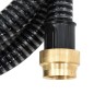 vidaXL Tubo di Aspirazione con Raccordi in Ottone Nero 1,1" 25 m PVC vidaXL Tubo di Aspirazione con Raccordi in Ottone Nero 1,1" 25 m PVC