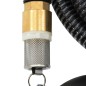 vidaXL Tubo di Aspirazione con Raccordi in Ottone Nero 1,1" 10 m PVC vidaXL Tubo di Aspirazione con Raccordi in Ottone Nero 1,1" 10 m PVC