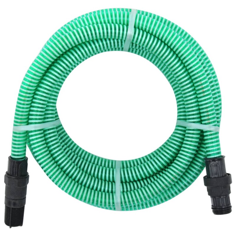 vidaXL Tubo di Aspirazione con Raccordi in Ottone Verde 1" 4 m in PVC vidaXL Tubo di Aspirazione con Raccordi in Ottone Verde 1" 4 m in PVC