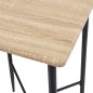 vidaXL Set da Bar 3 pz in Tessuto Grigio Scuro vidaXL Set da Bar 3 pz in Tessuto Grigio Scuro
