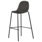 vidaXL Set da Bar 3 pz in Tessuto Grigio Scuro vidaXL Set da Bar 3 pz in Tessuto Grigio Scuro