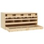 vidaXL Casetta Cova per Galline 4 Scomparti 106x40x45 cm Legno di Pino vidaXL Casetta Cova per Galline 4 Scomparti 106x40x45 cm Legno di Pino