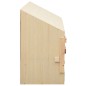 vidaXL Casetta Cova per Galline 5 Scomparti 117x33x54 cm Legno di Pino vidaXL Casetta Cova per Galline 5 Scomparti 117x33x54 cm Legno di Pino