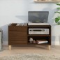 vidaXL Mobile Porta Dischi Rovere Marrone 84,5x38x48 Legno Multistrato