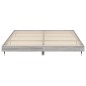 vidaXL Giroletto Grigio Sonoma 160x200 cm in Legno Multistrato