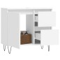 vidaXL Armadietto da Bagno Bianco 65x33x60 cm in Legno Multistrato vidaXL Armadietto da Bagno Bianco 65x33x60 cm in Legno Multistrato