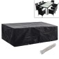 vidaXL Coperture Arredi Giardino 2pz Polyrattan 8 Persone 300x140 cm vidaXL Coperture Arredi Giardino 2pz Polyrattan 8 Persone 300x140 cm