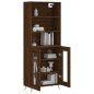 vidaXL Credenza Rovere Marrone 69,5x34x180 cm in Legno Multistrato vidaXL Credenza Rovere Marrone 69,5x34x180 cm in Legno Multistrato