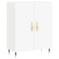 vidaXL Credenza Bianca 69,5x34x180 cm in Legno Multistrato vidaXL Credenza Bianca 69,5x34x180 cm in Legno Multistrato