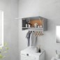 vidaXL Armadio Grigio Cemento 70x32,5x35 cm in Truciolato vidaXL Armadio Grigio Cemento 70x32,5x35 cm in Truciolato