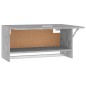 vidaXL Armadio Grigio Cemento 70x32,5x35 cm in Truciolato vidaXL Armadio Grigio Cemento 70x32,5x35 cm in Truciolato