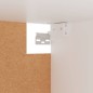 vidaXL Armadio Bianco 100x32,5x35 cm in Legno Multistrato