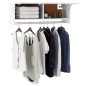 vidaXL Armadio Bianco 100x32,5x35 cm in Legno Multistrato