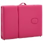 Lettino da Massaggio a 4 Sezioni in Alluminio Rosa Lettino da Massaggio a 4 Sezioni in Alluminio Rosa