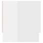 vidaXL Armadio Bianco Lucido 100x32,5x35 cm in Truciolato vidaXL Armadio Bianco Lucido 100x32,5x35 cm in Truciolato