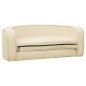 vidaXL Divano Cani Pieghevole Crema 73x67x26cm in Peluche e Cuscino vidaXL Divano Cani Pieghevole Crema 73x67x26cm in Peluche e Cuscino