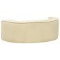 vidaXL Divano Cani Pieghevole Crema 73x67x26cm in Peluche e Cuscino vidaXL Divano Cani Pieghevole Crema 73x67x26cm in Peluche e Cuscino