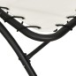 vidaXL Lettino Prendisole Tettuccio Crema 167x80x195cm Tessuto Acciaio vidaXL Lettino Prendisole Tettuccio Crema 167x80x195cm Tessuto Acciaio