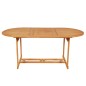 vidaXL Set da Pranzo da Giardino 9 pz in Legno Massello di Teak vidaXL Set da Pranzo da Giardino 9 pz in Legno Massello di Teak