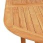 vidaXL Set da Pranzo da Giardino 9 pz in Legno Massello di Teak vidaXL Set da Pranzo da Giardino 9 pz in Legno Massello di Teak