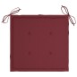 vidaXL Sedie da Giardino con Cuscini 4 pz in Massello di Acacia Grigio vidaXL Sedie da Giardino con Cuscini 4 pz in Massello di Acacia Grigio