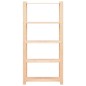vidaXL Scaffali a 5 Livelli 2 pz 80x38x170 cm Massello Pino 250 kg vidaXL Scaffali a 5 Livelli 2 pz 80x38x170 cm Massello Pino 250 kg