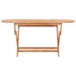 vidaXL Set da Pranzo da Giardino 9 pz Pieghevole in Massello di Teak vidaXL Set da Pranzo da Giardino 9 pz Pieghevole in Massello di Teak