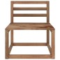 vidaXL Set Salotto Giardino 3 pz in Legno di Pino Impregnato Marrone vidaXL Set Salotto Giardino 3 pz in Legno di Pino Impregnato Marrone