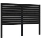 vidaXL Giroletto con Testiera Nero 140x190 cm in Legno Massello vidaXL Giroletto con Testiera Nero 140x190 cm in Legno Massello