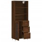 vidaXL Credenza Rovere Marrone 69,5x34x180 cm in Legno Multistrato vidaXL Credenza Rovere Marrone 69,5x34x180 cm in Legno Multistrato