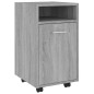 Mobiletto con Ruote Grigio Sonoma 33x38x60 cm Legno Multistrato Mobiletto con Ruote Grigio Sonoma 33x38x60 cm Legno Multistrato