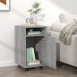 Mobiletto con Ruote Grigio Sonoma 33x38x60 cm Legno Multistrato Mobiletto con Ruote Grigio Sonoma 33x38x60 cm Legno Multistrato