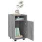 Mobiletto con Ruote Grigio Sonoma 33x38x60 cm Legno Multistrato Mobiletto con Ruote Grigio Sonoma 33x38x60 cm Legno Multistrato