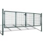 vidaXL Cancello per Giardino in Rete Metallica 289x75 cm/306x125 cm vidaXL Cancello per Giardino in Rete Metallica 289x75 cm/306x125 cm