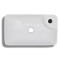 vidaXL Lavandino Bagno in Ceramica Bianca con Foro per Rubinetto vidaXL Lavandino Bagno in Ceramica Bianca con Foro per Rubinetto