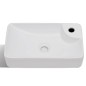 vidaXL Lavandino Bagno in Ceramica Bianca con Foro per Rubinetto vidaXL Lavandino Bagno in Ceramica Bianca con Foro per Rubinetto