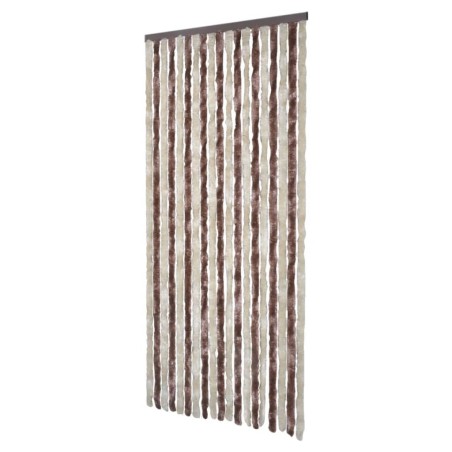 vidaXL Zanzariera Beige e Marrone Chiaro 90x220cm Ciniglia