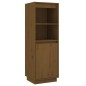 Credenza Marrone Miele 37x34x110 cm in Legno Massello di Pino Credenza Marrone Miele 37x34x110 cm in Legno Massello di Pino