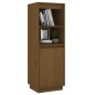 Credenza Marrone Miele 37x34x110 cm in Legno Massello di Pino Credenza Marrone Miele 37x34x110 cm in Legno Massello di Pino
