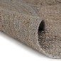 vidaXL Tappeto Lavorato a Mano in Juta Rotondo 210 cm Grigio vidaXL Tappeto Lavorato a Mano in Juta Rotondo 210 cm Grigio